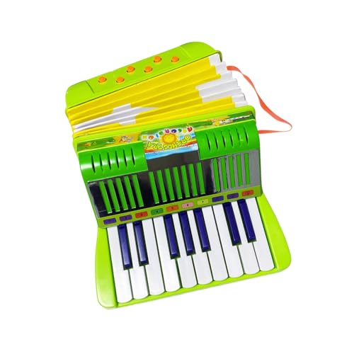 HXBER Mini 17 Tasten 6-Bass Akkordeon ABS-Material mit Schnalle Musikinstrument für Anfänger Leichte Taste Akkordeon Hand-Augen-Koordination Bühnenauftritt HXBER Mini 17 Tasten 6-Bass Akkordeon ABS-Material mit Schnalle Musikinstrument für Anfänger Leichte Taste Akkordeon Hand-Augen-Koordination Bühnenauftritt von HXBER