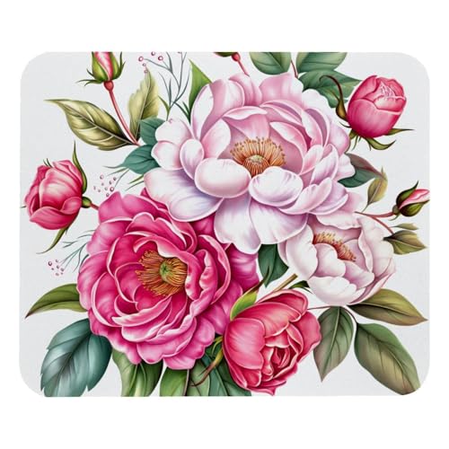 HXYWQA Mauspad Aquarell Rosen Blumen Blüte rutschfeste Gummibasis Mausmatte Desktop Mauspad Für Büro Laptop HXYWQA Mauspad Aquarell Rosen Blumen Blüte rutschfeste Gummibasis Mausmatte Desktop Mauspad Für Büro Laptop von HXYWQA