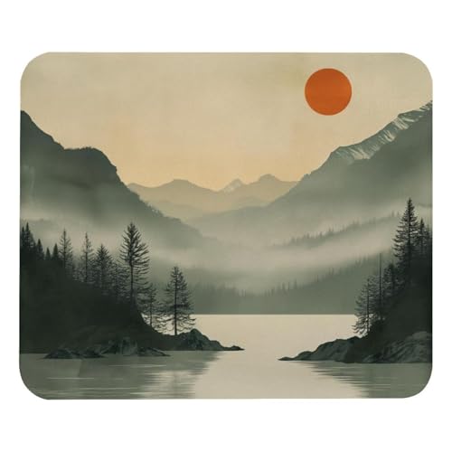 HXYWQA Mauspad Bergbaum-Landschaft rutschfeste Gummibasis Mausmatte Desktop Mauspad Für Büro Laptop HXYWQA Mauspad Bergbaum-Landschaft rutschfeste Gummibasis Mausmatte Desktop Mauspad Für Büro Laptop von HXYWQA