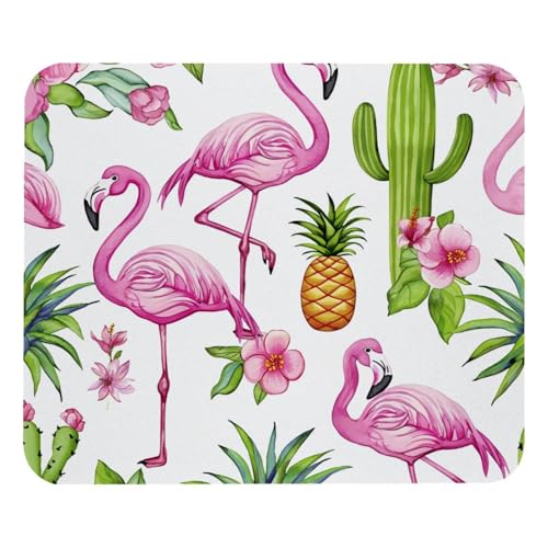 HXYWQA Mauspad Flamingo Rosa Kakteen Pflanze Ananas rutschfeste Gummibasis Mausmatte Desktop Mauspad Für Büro Laptop HXYWQA Mauspad Flamingo Rosa Kakteen Pflanze Ananas rutschfeste Gummibasis Mausmatte Desktop Mauspad Für Büro Laptop von HXYWQA