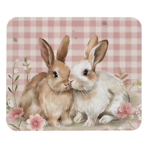 HXYWQA Mauspad Kaninchen Bunnies Floral Blumen rutschfeste Gummibasis Mausmatte Desktop Mauspad Für Büro Laptop HXYWQA Mauspad Kaninchen Bunnies Floral Blumen rutschfeste Gummibasis Mausmatte Desktop Mauspad Für Büro Laptop von HXYWQA