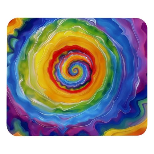 HXYWQA Mauspad Wirbel Regenbogen Tie Dye Druck rutschfeste Gummibasis Mausmatte Desktop Mauspad Für Büro Laptop HXYWQA Mauspad Wirbel Regenbogen Tie Dye Druck rutschfeste Gummibasis Mausmatte Desktop Mauspad Für Büro Laptop von HXYWQA