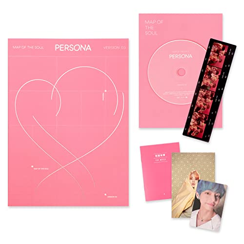 BTS - [MAP OF THE SOUL : PERSONA] (VERSION 03) Photobook + CD + Mini Book + Photocard + Postcard + Photo Film + 1 Pocket Hand Mirror + 5 Extra Photos von HYBE Ent.