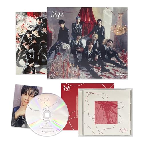 ENHYPEN - Japan 3rd Single Album [結 -YOU-] (Limited A Ver.) Out Box + Photo Book + Lyric Book + CD + Photo Card + Post Card + 2 Pin Badges + 4 Extra Photocards von HYBE Ent.
