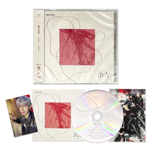 ENHYPEN - Japan 3rd Single Album [結 -YOU-] (Standard Ver.) Booklet + CD + Photo Card + Post Card + 2 Pin Badges + 4 Extra Photocards von HYBE Ent.