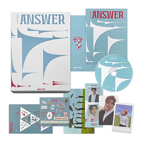 ENHYPEN The 1st Album Repackage - [DIMENSION:ANSWER] (YET Ver.) Book Case+Photo Book+Lyric Book+Holder+CD-R+Photo Stand+Photo Card-A&B+Paper Dice+Sticker+Photo Bookmark von HYBE Ent.