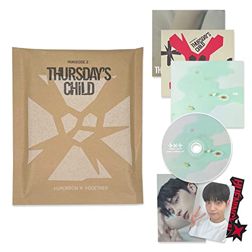 TXT - [MINISODE 2 : Thursday's Child] (TEAR Ver./Random) Envelope + Cover + Photo Book + Stickers + Photo Card + Post Card + Mini Poster + CD von HYBE Ent.