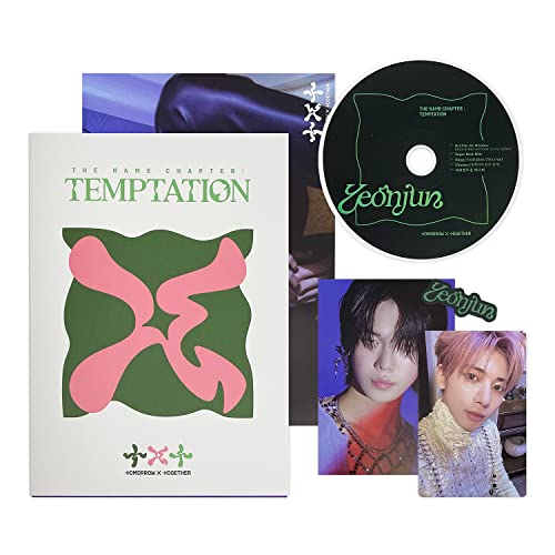 TXT - [The Name Chapter : TEMPTATION] (Lullaby Ver. - Random Ver.) Photo Book + CD + Sticker + Post Card + Photo Card + Mini Poster + 1 Pocket Hand Mirror + 4 Extra Photocards von HYBE Ent.