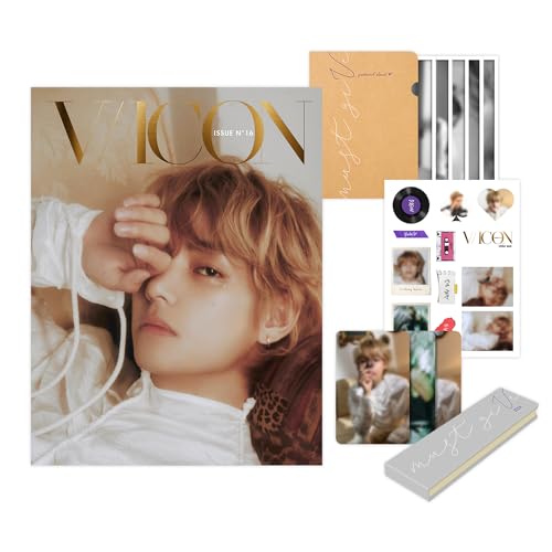 V - [DICON VOLUME N°16 : VICON] (C Ver.) Hardcover + Planner + Photocard + Postcard + Sticker + 2 Extra Photocards von HYBE Ent.