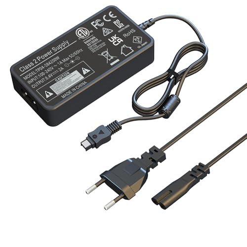 HYCTP AC-L200 Netzteil Adapter, Für Sony Handycam DCR-DVD7 DVD105 DVD108 DVD203 DVD205 DCR-SR45 DCR-SR47 DCR-SR68 DCR-SR80 Kameras Camcorder/AC L200 Kamera Ladegerät von HYCTP
