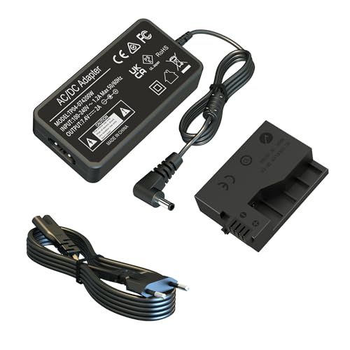 HYCTP ACK-E8 Netzteil Adapter-Kit,DR-E8 Dummy Akku Ersatz LP-E8 Akku,Für Canon EOS Rebel T5i T4i T3i T2i Kiss X6 Kiss X5 Kiss X4 700D 650D 600D 550D Kamera von HYCTP