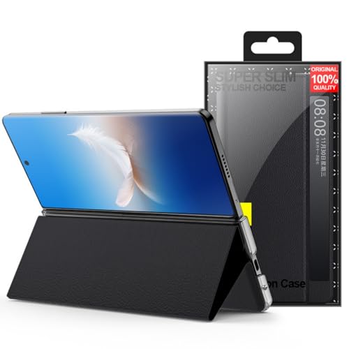 Business Hülle für Honor Magic V3, stoßfeste und stylische PU Leder Hülle, leicht und ultradünn klappbar schwarz Business Hülle für Honor Magic V3, stoßfeste und stylische PU Leder Hülle, leicht und ultradünn klappbar schwarz von HYDIK