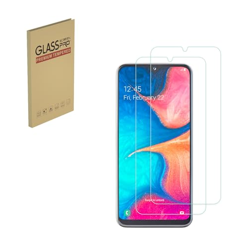 Displayschutzfolie für Samsung Galaxy A20E (nicht geeignet für Galaxy A20) 9H Härte gehärtetes Glas, kratzfest, blasenfrei von HYGMOCC