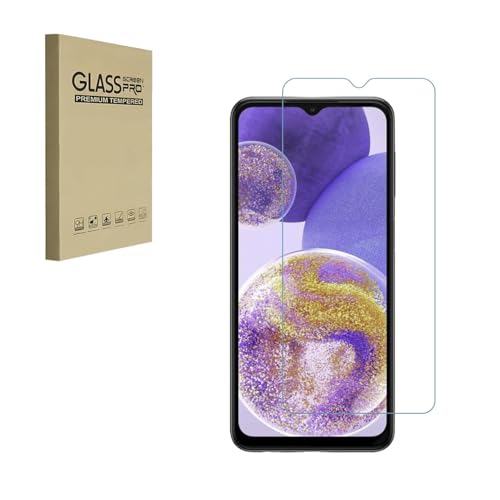 Displayschutzfolie für Samsung Galaxy A23 5G / Galaxy A23 Schutzfolie aus gehärtetem Glas HD 9H Härte Case Friendly Einfache Installation Anti Scratch Bubble Free (1 Stück) von HYGMOCC