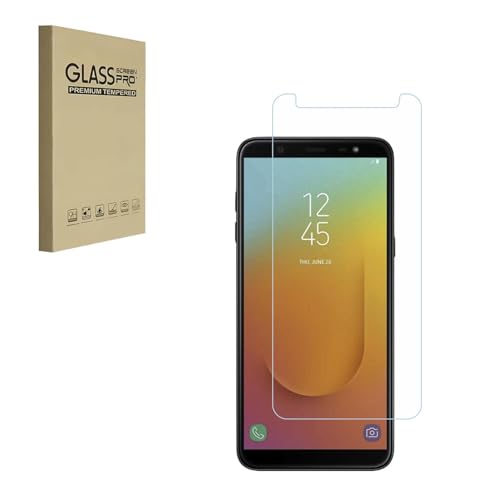 Displayschutzfolie für Samsung Galaxy J8 (2018) Schutzfolie aus gehärtetem Glas HD 9H Härte Case Friendly Einfache Installation Anti Scratch Bubble Free (1 Stück) von HYGMOCC