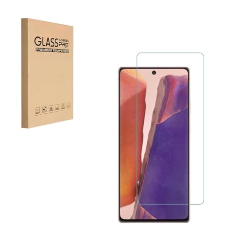 Displayschutzfolie für Samsung Galaxy Note 20 Schutzfolie aus gehärtetem Glas HD 9H Härtefall Freundlich Einfache Installation Anti Scratch Bubble Free (1 Stück) von HYGMOCC
