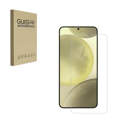 Displayschutzfolie für Samsung Galaxy S24+ / S24 Plus 5G 6,7-Zoll-Schutzfolie aus gehärtetem Glas HD 9H Härte Case Friendly Einfache Installation Anti Scratch Bubble Free (1 Stück) von HYGMOCC