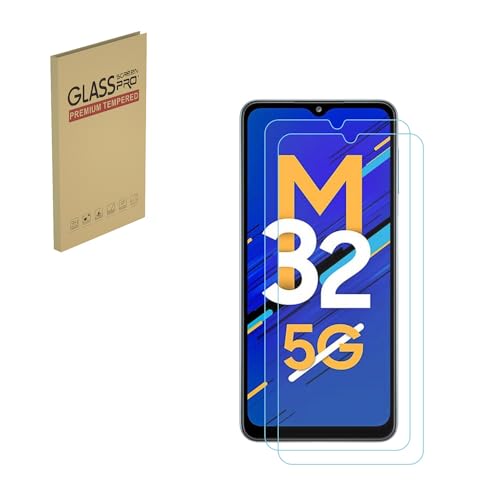 Für Samsung Galaxy M32 5G Panzerglasfolie 9H Härte HD Panzerglas Schutzfolie Freundliche Einfache Installation Anti-Kratzer Blasenfrei (2 Stück) von HYGMOCC