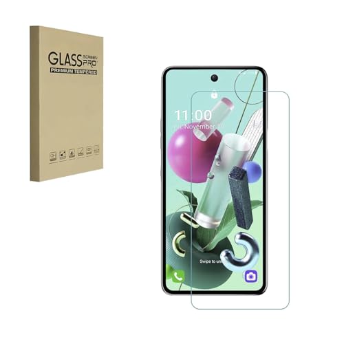 HYGMOCC Displayschutzfolie für LG K92 / K92 5G / Q92 / Q92 5G Schutzfolie aus gehärtetem Glas HD 9H Härte Case Friendly Einfache Installation Anti Scratch Bubble Free (1 Stück) von HYGMOCC