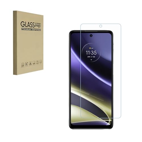 HYGMOCC Displayschutzfolie für Motorola Moto G51 5G Schutzfolie aus gehärtetem Glas HD 9H Härte Case Friendly Einfache Installation Anti Scratch Bubble Free (1 Stück) von HYGMOCC