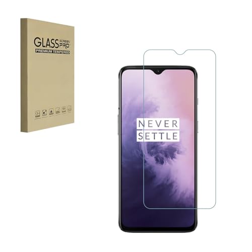 HYGMOCC Displayschutzfolie für OnePlus 7 / OnePlus Seven Schutzfolie aus gehärtetem Glas HD 9H Härtefall Freundlich Einfache Installation Anti Scratch Bubble Free (1 Stück) von HYGMOCC