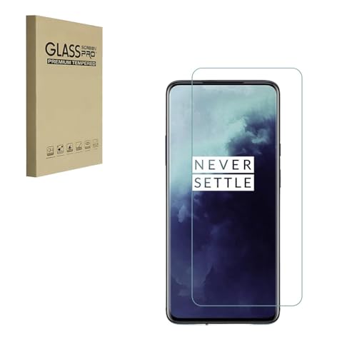 HYGMOCC Displayschutzfolie für OnePlus 7T Pro und OnePlus 7Pro Schutzfolie aus gehärtetem Glas HD 9H Härte Case Friendly Einfache Installation Anti Scratch Bubble Free (1 Stück) von HYGMOCC