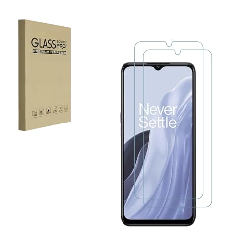 HYGMOCC Displayschutzfolie für OnePlus Nord N300 5G [NICHT FÜR NORD N30] Schutzfolie aus gehärtetem Glas HD 9H Härtefall freundlich Einfache Installation Anti Scratch Bubble Free (2 Stück) von HYGMOCC