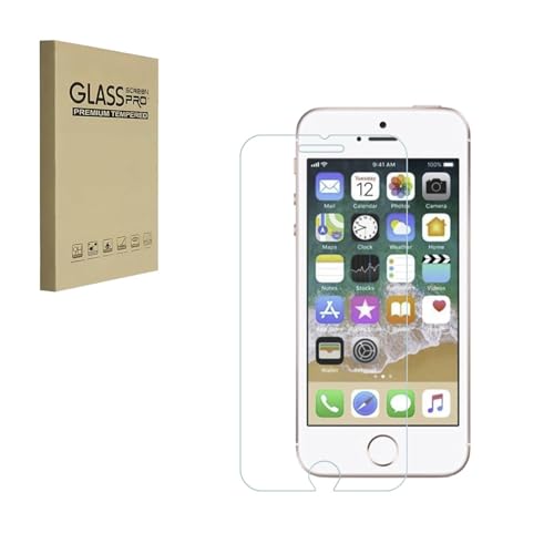 HYGMOCC Displayschutzfolie für iPhone SE 3 (2022) & SE 2 (2020) Gehärtete Glasfolie 9H Härte Kratzfest HD Klar (1 Stück) von HYGMOCC