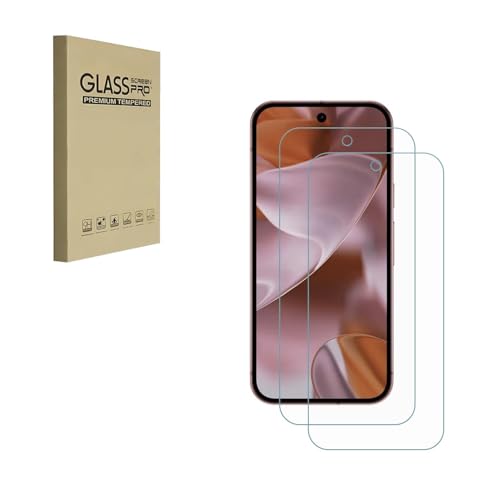 HYGMOCC Entwickelt für Google Pixel 9 Displayschutzfolie aus gehärtetem Glas, HD Clear, 9H Härte, Anti-Scratch, Case Friendly (2 Stück) von HYGMOCC