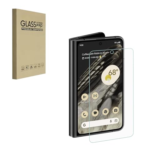 HYGMOCC Entwickelt für Google Pixel Fold Displayschutzfolie aus gehärtetem Glas, HD Clear, 9H Härte, Anti-Scratch, Case Friendly (1 Stück) von HYGMOCC