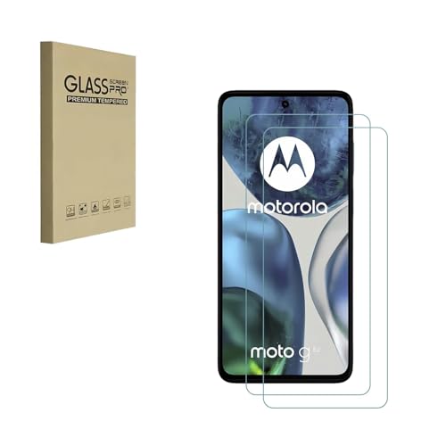 HYGMOCC Entwickelt für Motorola MOTO G52 / MOTO G82 Displayschutzfolie aus gehärtetem Glas, kratzfest, blasenfrei, 9H Härte, gehäusefreundlich (2 Stück) von HYGMOCC