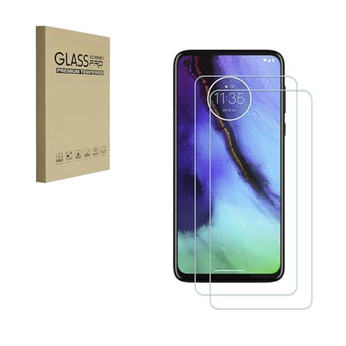 HYGMOCC Entwickelt für Motorola Moto G Pro Displayschutzfolie aus gehärtetem Glas, kratzfest, blasenfrei, 9H Härte, Gehäusefreundlich (2 Stück) von HYGMOCC