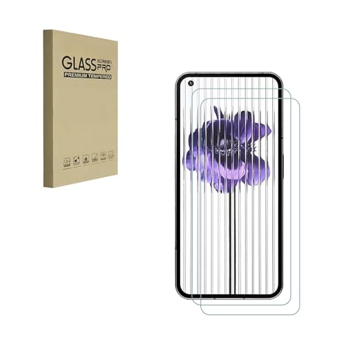 HYGMOCC Entworfen für nichts Telefon 1 Displayschutzfolie aus gehärtetem Glas, HD Clear, 9H Härte, Anti-Scratch, Case Friendly (2 Stück) von HYGMOCC