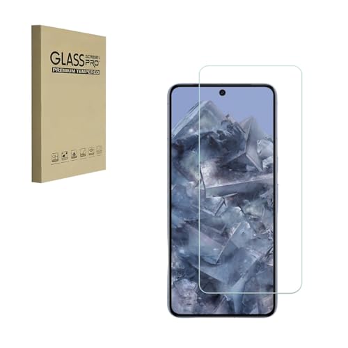 HYGMOCC Für Google Pixel 8 Pro (6,7 Zoll) Displayschutzfolie, (nicht für Pixel 8) gehärtetes Glas blasenfrei HD klar Einfache Installation (1 Stück) von HYGMOCC