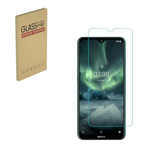 HYGMOCC Für Nokia 7.2 Schutzfolie für Nokia 7.2 Panzerglas Schutzfolie HD 9H Härte Hülle Freundliche Einfache Installation Anti-Kratzer Blasenfrei (1 Stück) von HYGMOCC