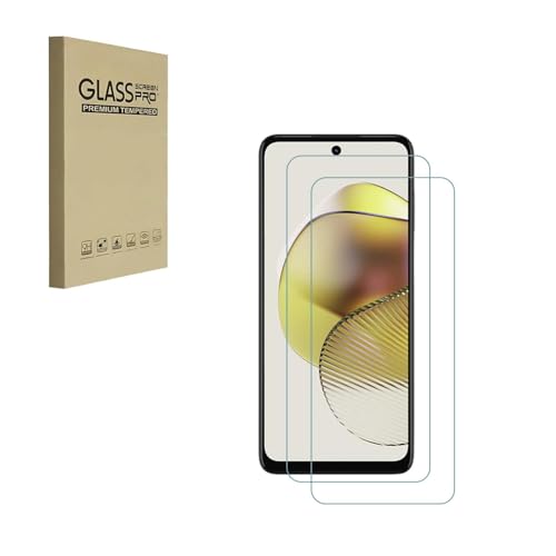 HYGMOCC Gehärtete Glasfolie für Motorola Moto G73 5G Anti-Scratch Anti-Fingerabdruck Glas Displayschutzfolie Blasenfrei (2 Stück) von HYGMOCC