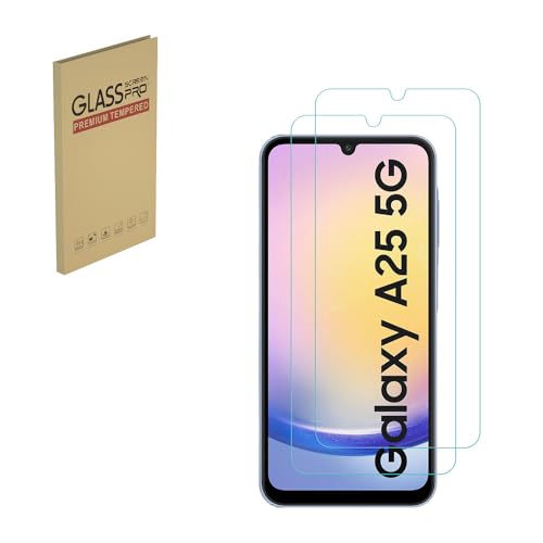 Kompatibel für Samsung Galaxy A25 Displayschutzfolie, 9 Härte Anti Scratch Gehärtetes Glas HD Blase frei Kompatibel für Samsung Galaxy A25 Displayschutzfolie, 9 Härte Anti Scratch Gehärtetes Glas HD Blase frei von HYGMOCC