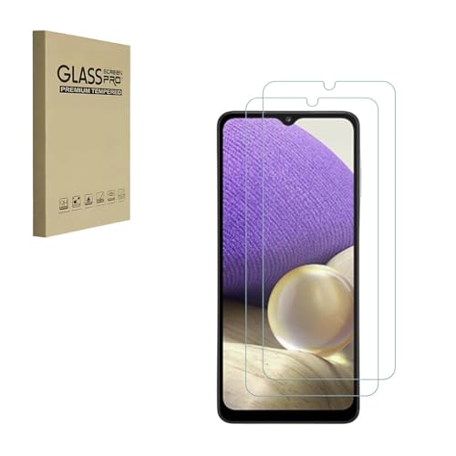 Kompatibel für Samsung Galaxy A32 (5G) Displayschutzfolie gehärtetes Glas, Gehäusefreundlich, 9H Härte, berührungsempfindlich von HYGMOCC