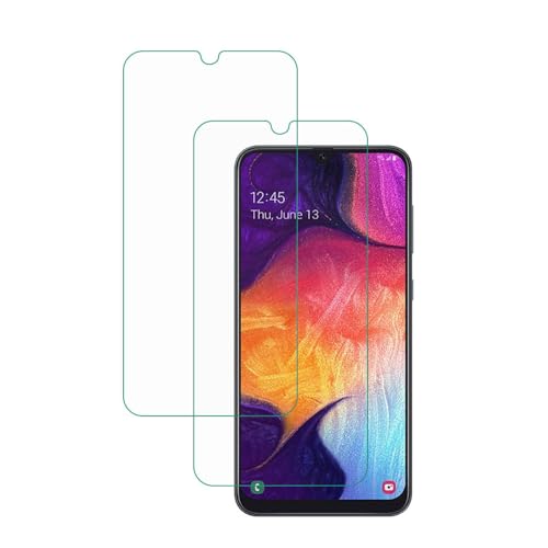 Kompatibel für Samsung Galaxy A50 Displayschutzfolie gehärtetes Glas, Case Friendly, Berührungsempfindlich, 9H Härte von HYGMOCC