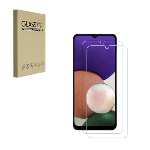 Kompatibel mit Samsung Galaxy A22 Panzerglas, kompatibel mit Hüllen, berührungsempfindlich, 9H Härte von HYGMOCC