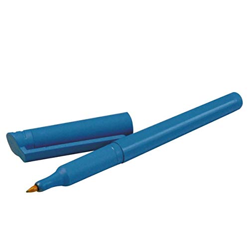 Folienstift, Folienmarker, Folienschreiber, detektierbar, schwarz, blau, rot, grün, Farbe:blau von HYGOSTAR