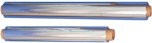 HYGOSTAR Alufolie, Breite: 450 mm, Länge: 150 m, silber Großrolle, Folienstärke: 12 my, lebensmittelecht, - 1 Stück (43470) von HYGOSTAR