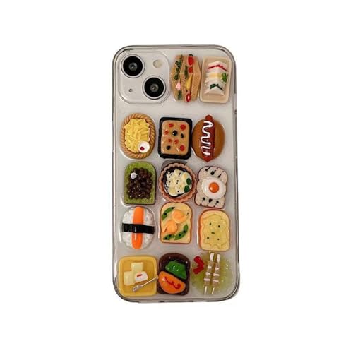 HYHMXB Handyhülle kompatibel mit iPhone 13Pro, 3D-Design, niedliches lustiges Essens-Sandwich-Design, harter Polycarbonat, stoßfest, kratzfest, starke Schutzhülle für Kinder, Mädchen, Frauen, HYHMXB Handyhülle kompatibel mit iPhone 13Pro, 3D-Design, niedliches lustiges Essens-Sandwich-Design, harter Polycarbonat, stoßfest, kratzfest, starke Schutzhülle für Kinder, Mädchen, Frauen, von HYHMXB