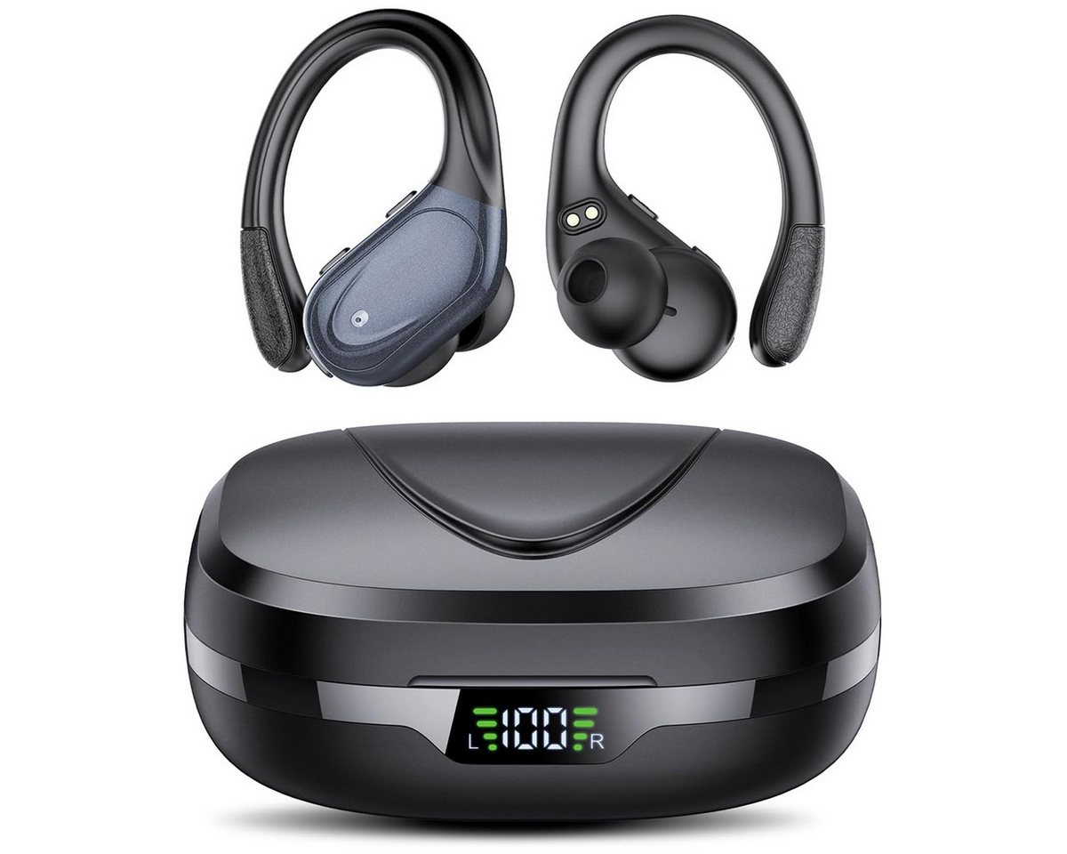 HYIEAR Ohrhörer,Kopfhörer,Bluetooth kopfhörer,Kabellose Gaming Kopfhörer In-Ear-Kopfhörer (Bluetooth, lange Akkulaufzeit, Ultraleichte Ohrbügel, IPX5 Wasserdicht) von HYIEAR