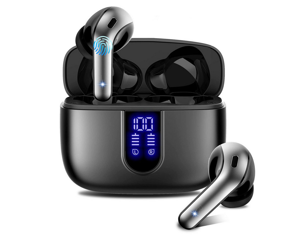 HYIEAR Bluetooth-Kopfhörer 5.3, wasserdicht nach IPX5, Schlafen,Sport wireless In-Ear-Kopfhörer (Voice Assistant, Bluetooth, Stereo USB-C) von HYIEAR
