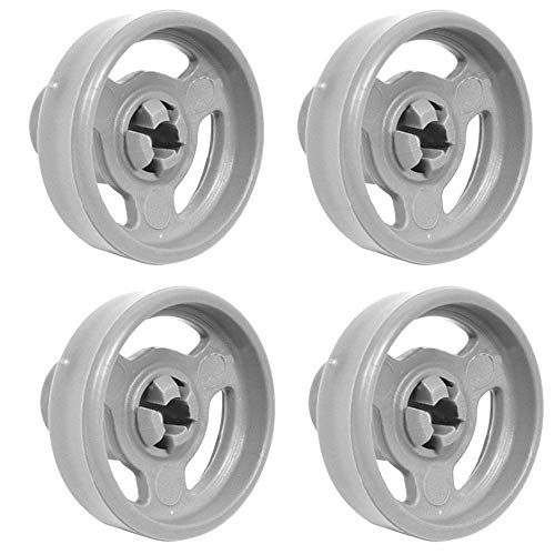 4 x Ersatz-Räder und Achsen für Hoover HED6612/1-80 Geschirrspüler 0120200345 35 mm 49037409 von HYJ