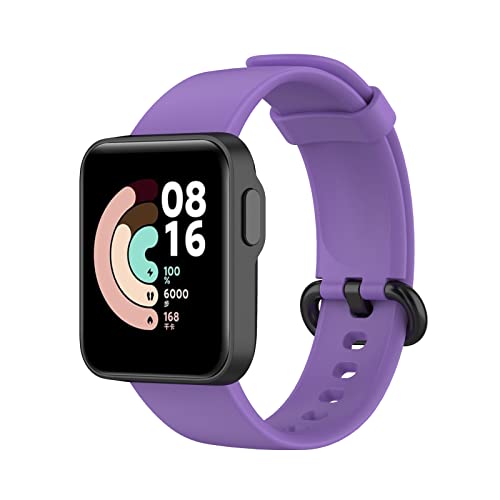 HYKEJI Armband Kompatible für Xiaomi Mi Watch Lite/Redmi Watch, Weiche Silikon Armbänder Sport Ersatzband für Xiaomi Mi Watch Lite/Redmi Watch (J) von HYKEJI