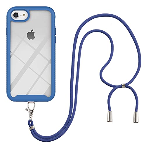 Handykette Hülle für iPhone SE 2020 Hülle, 360 Grad Handyhülle Full Schutz Separat Hart PC Zurück + Weich TPU Vorderseite Vorne und Hinten Schutzhülle kompatibel mit iPhone SE 2020 (B) von HYKEJI