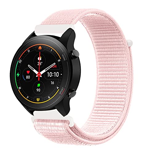 HYKEJJ Nylon Solo Loop Armband für Xiaomi Mi Watch, 22mm Nylon Armbänder Uhrenarmband Sport Ersatzband Kompatibel mit Xiaomi Mi Watch (4) von HYKEJJ