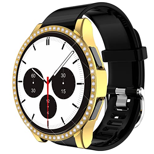 Hülle Kompatibel mit Samsung Galaxy Watch 4 Classic 46mm/42mm Schutzhülle, Strass Glitzer Diamant Harter PC Schutzrahmen Stoßfest Kratzfest Schutzhülle für Samsung Watch 4 Classic Hülle (42mm,F) Hülle Kompatibel mit Samsung Galaxy Watch 4 Classic 46mm/42mm Schutzhülle, Strass Glitzer Diamant Harter PC Schutzrahmen Stoßfest Kratzfest Schutzhülle für Samsung Watch 4 Classic Hülle (42mm,F) von HYKEJJ